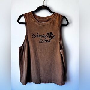 Wonderly Brown Muscle Tee